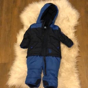 US Polo Assn. Baby Boy Snowsuit